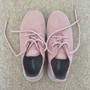 women’s pink allbirds tree runners size 8